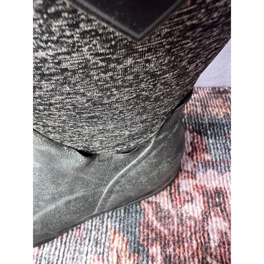 Muck Boot Company Kids Black Grey Waterproof Rubber Boots Size 4 100021MH